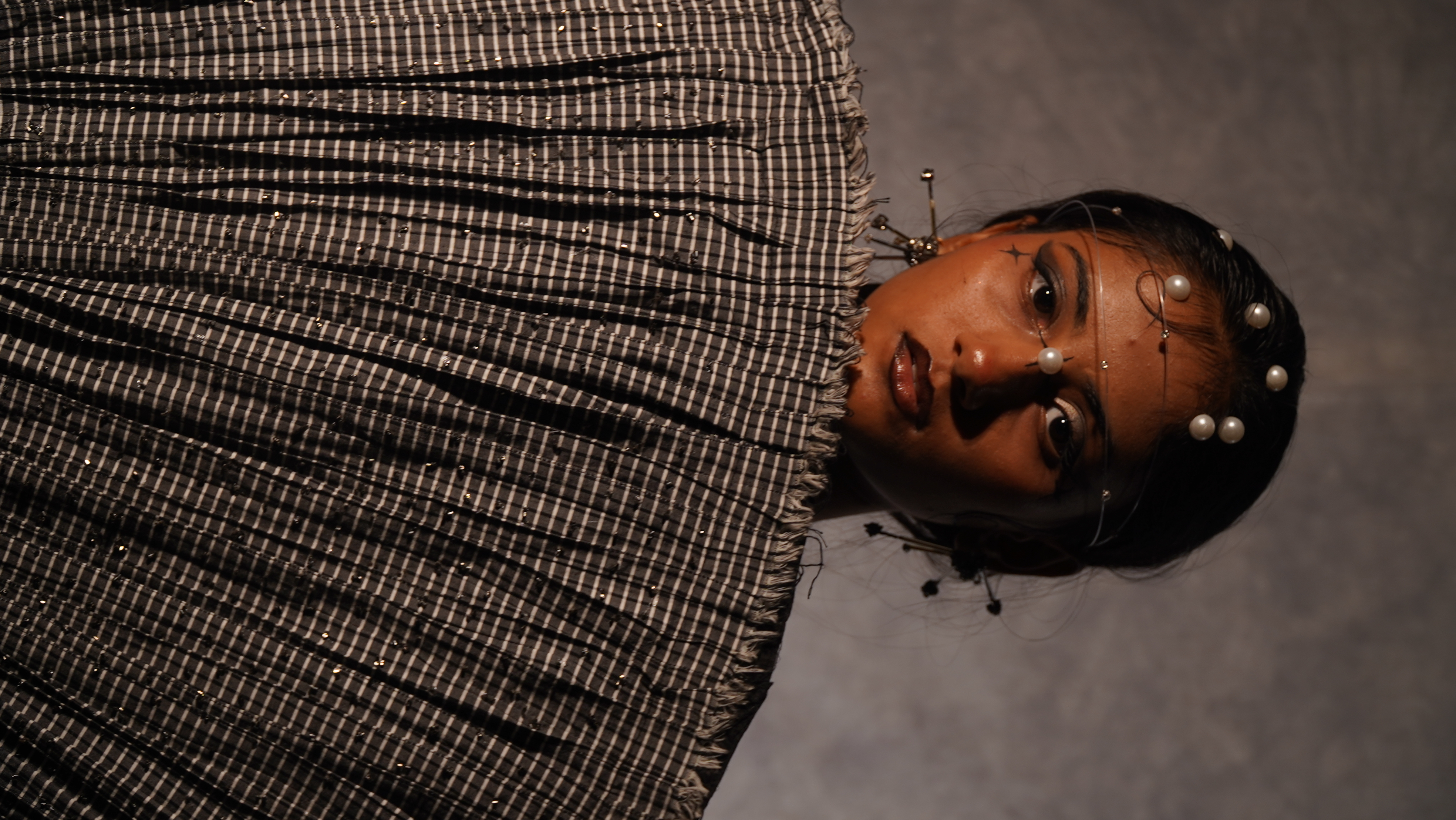 Satheesh Kumar Haute Couture — Freya Planetaria Look 1: Back Radial Wing Architecture